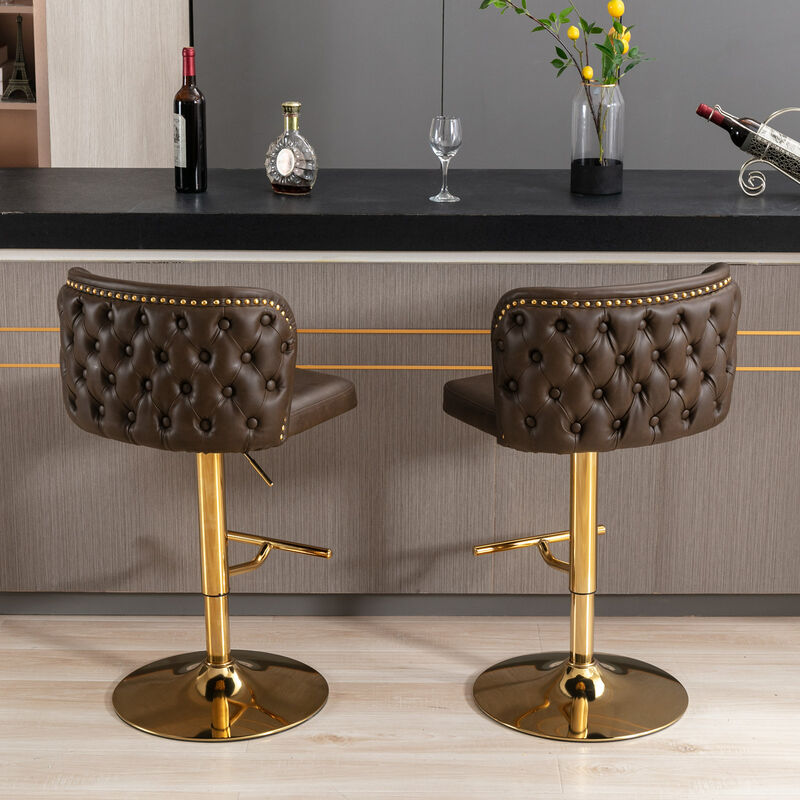 Swivel Barstools Stylish & Adjustable Counter Chairs for Kitchen & Bar