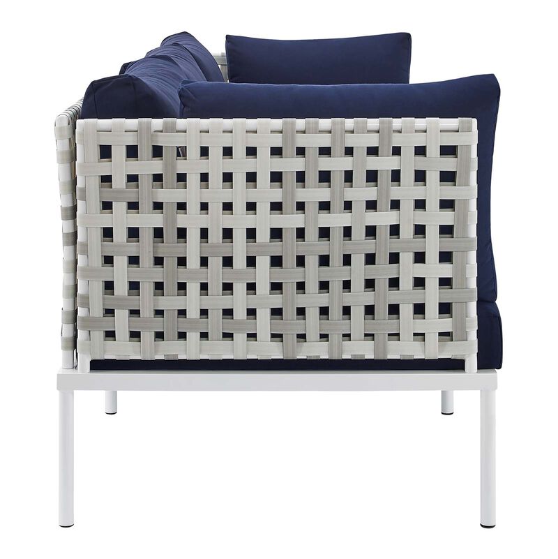 Modway - Harmony Sunbrella® Basket Weave Outdoor Patio Aluminum Sofa