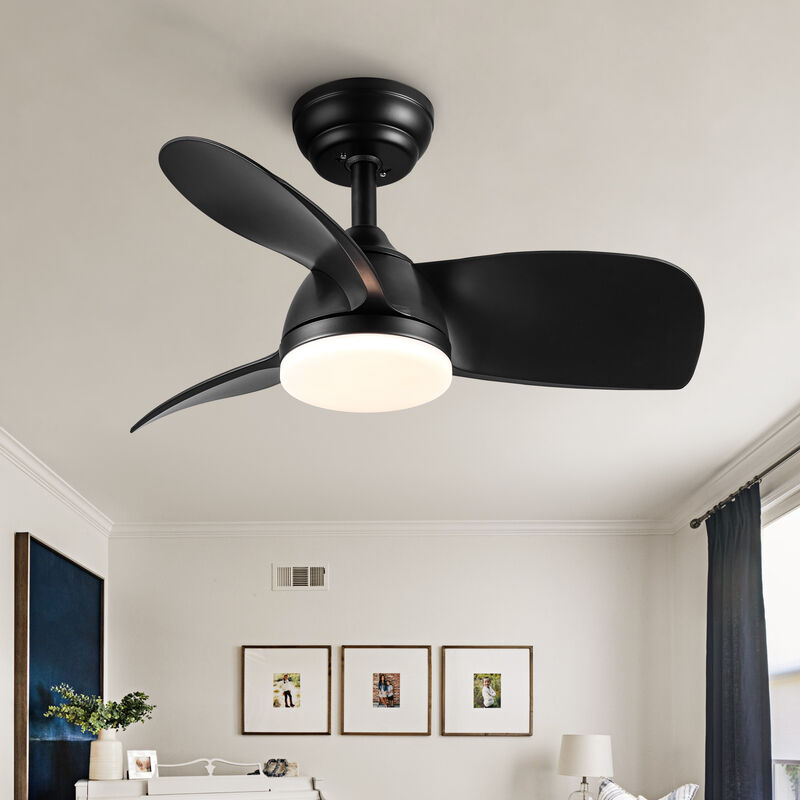 28 In Intergrated LED Ceiling Fan Lighting with ABS Blade