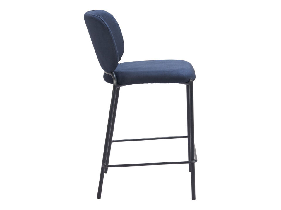 Plat Counter Stool (Set of 2) Blue