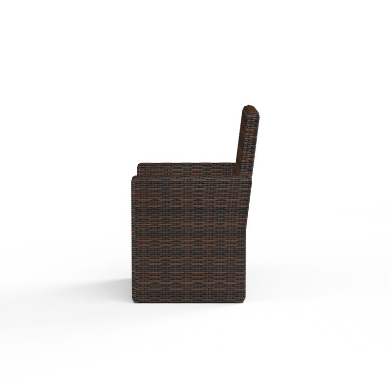 Montecito Dining Chair in Canvas Flax w/ Self Welt