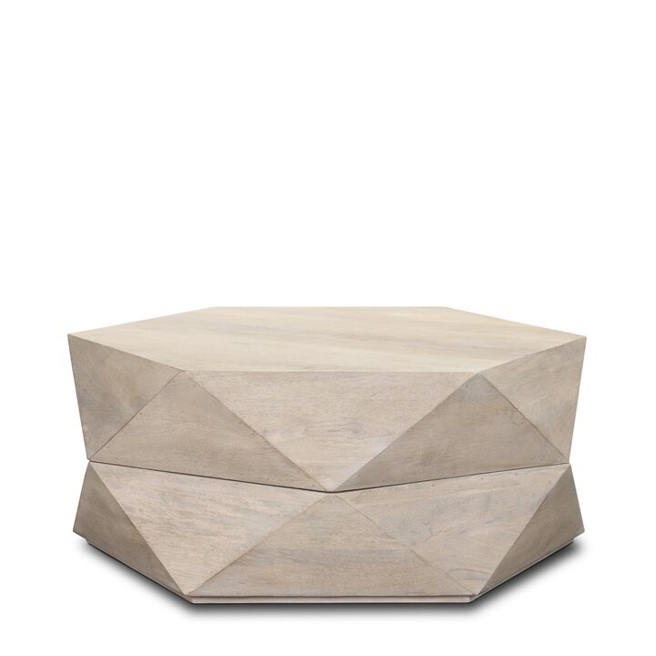 Arreto 36" White Coffee Table