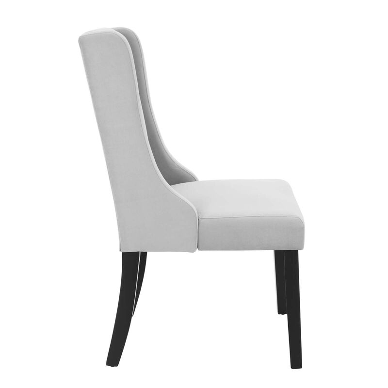 Modway Renew Dining Chair, Set of 2, Light Gray