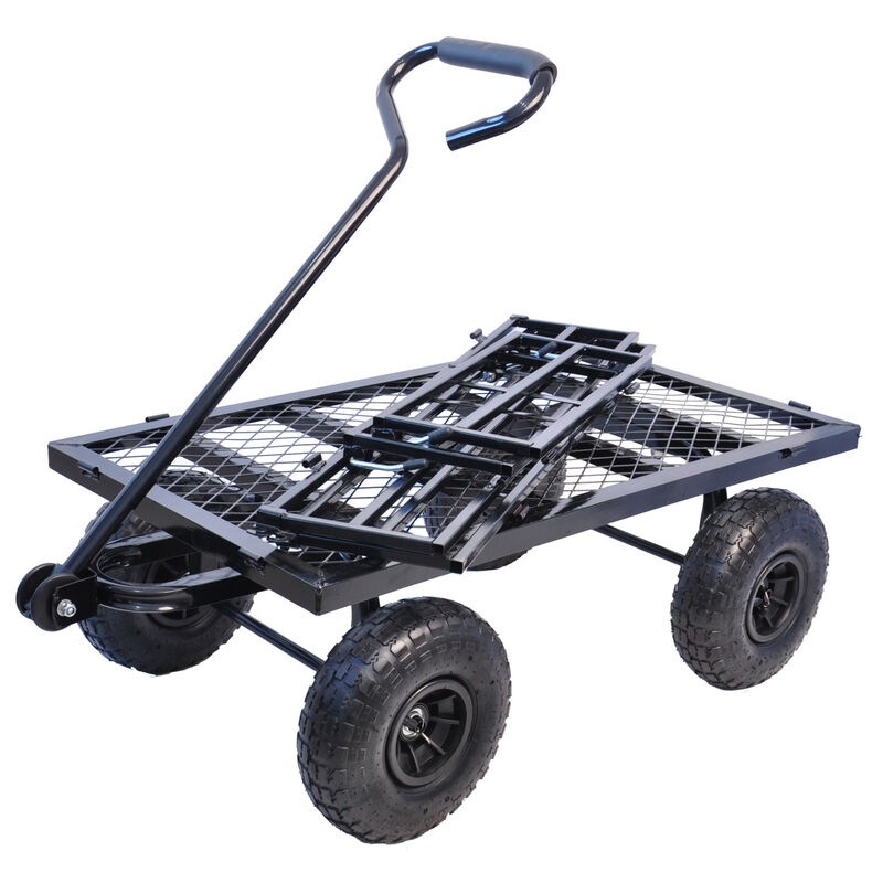 Wagon Cart Garden Cart Trucks Make It Easier To Transport Firewood 0001