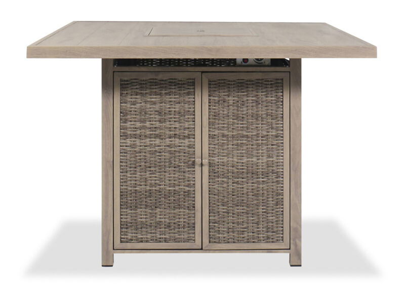 Walton Bridge Outdoor Bar Table with Fire Pit