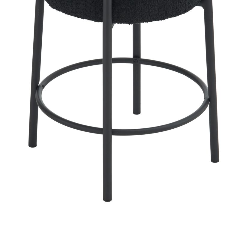 24" Tall Round Bar Stools - Set of 2