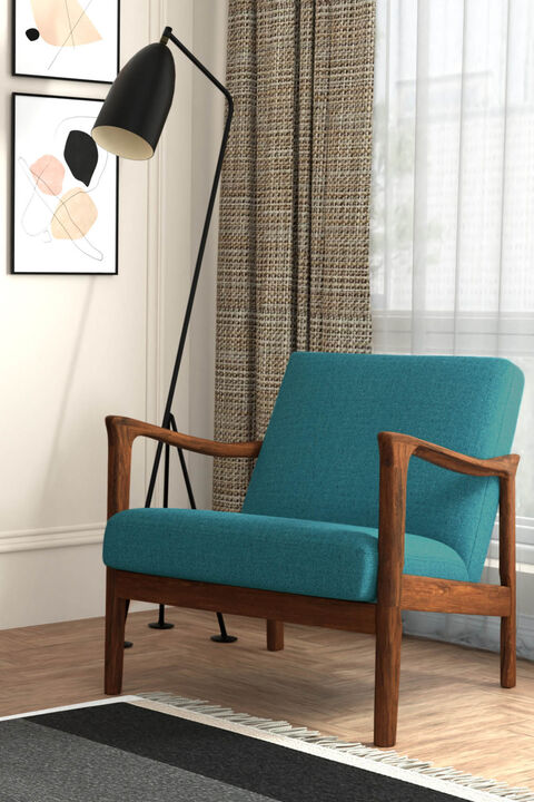 Zephyr Lounge Chair, Light Grey
