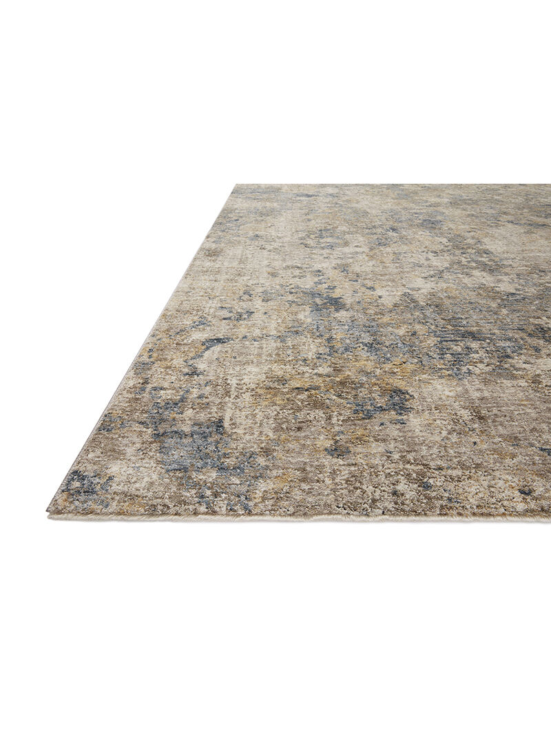 Gaia GAA03 Taupe/Denim 4' x 5'7" Rug