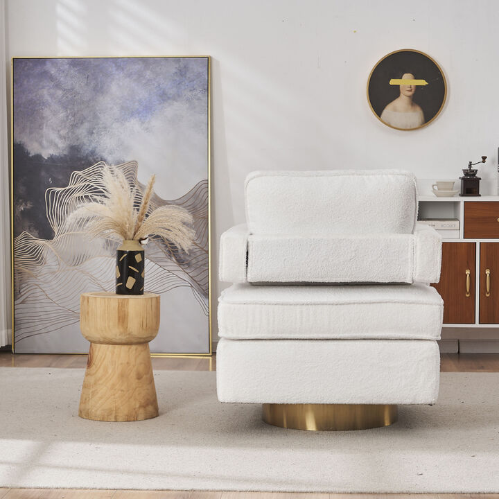 Modern 360 Degree Swivel Chair for Living Room
