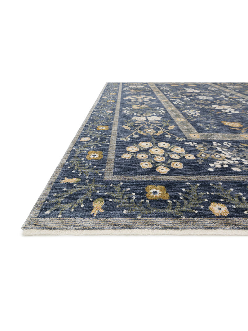Kismet KIS01 Navy 5' x 7'9" Rug by Rifle Paper Co.