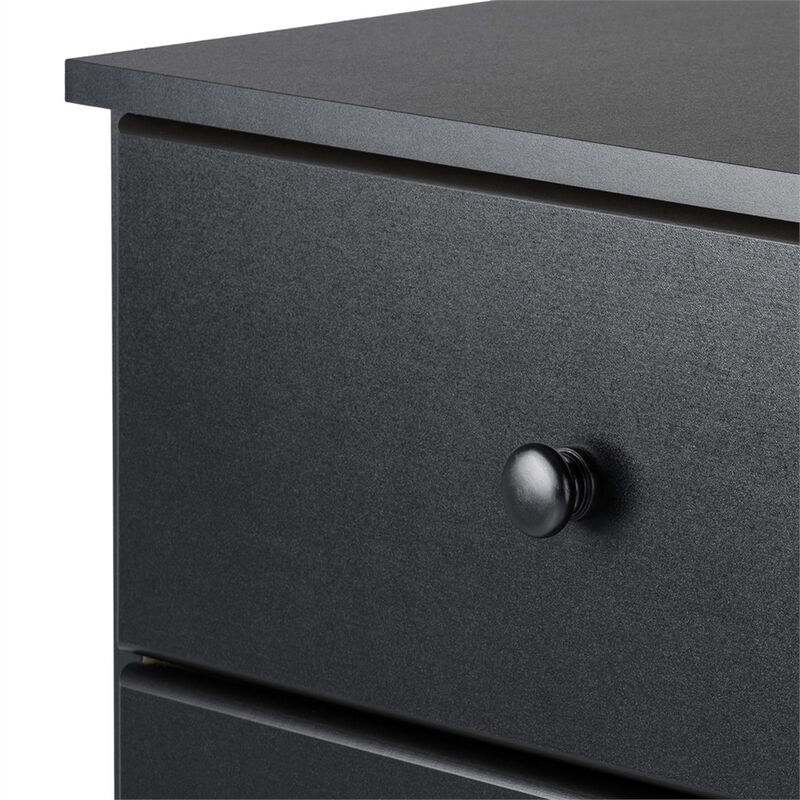 Prepac Astrid 4-Drawer Dresser, Black