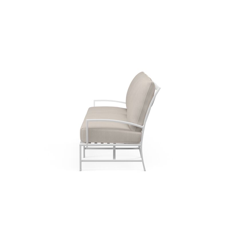 Bristol Sofa in Canvas Flax w/ Self Welt