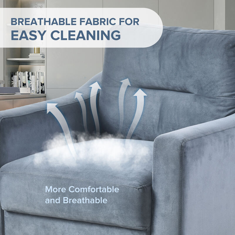 Merax Modern Velvet Chair Sofa Set