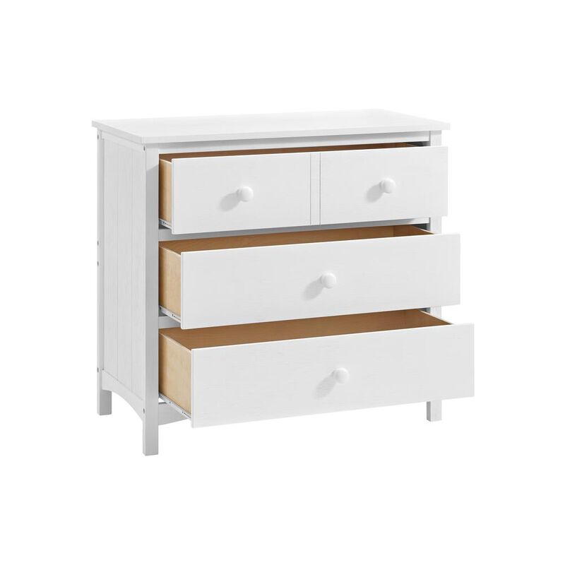 Oxford Baby Montauk 3 Dr Dresser Rta Barn White