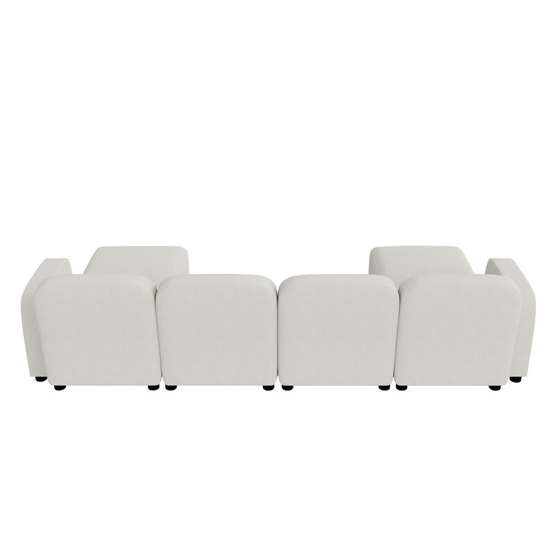 Merax Velvet Modular Sectional Sofa Couch
