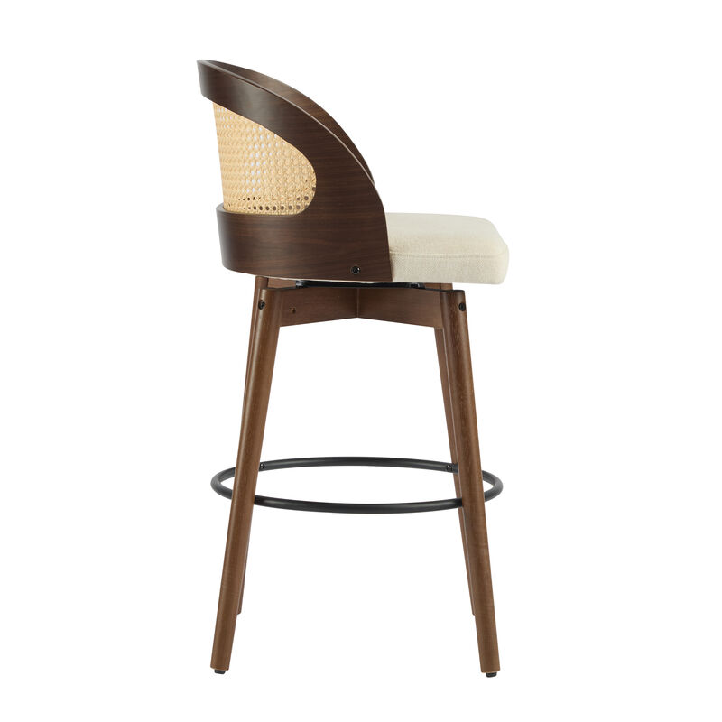 Merax Indoor Wood Bar Stools Dining Chairs 2 Pieces