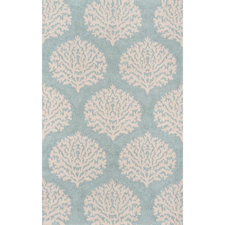 Momeni Contemporary Rectangle Area Rug, Blue, 3'9 X 5'9