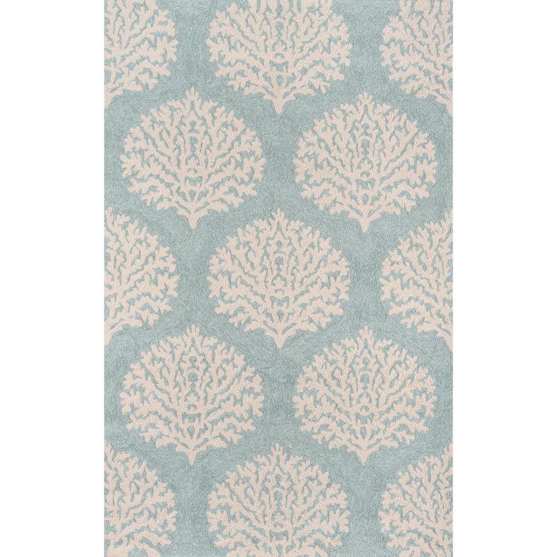 Momeni Contemporary Rectangle Area Rug, Blue, 3'9 X 5'9