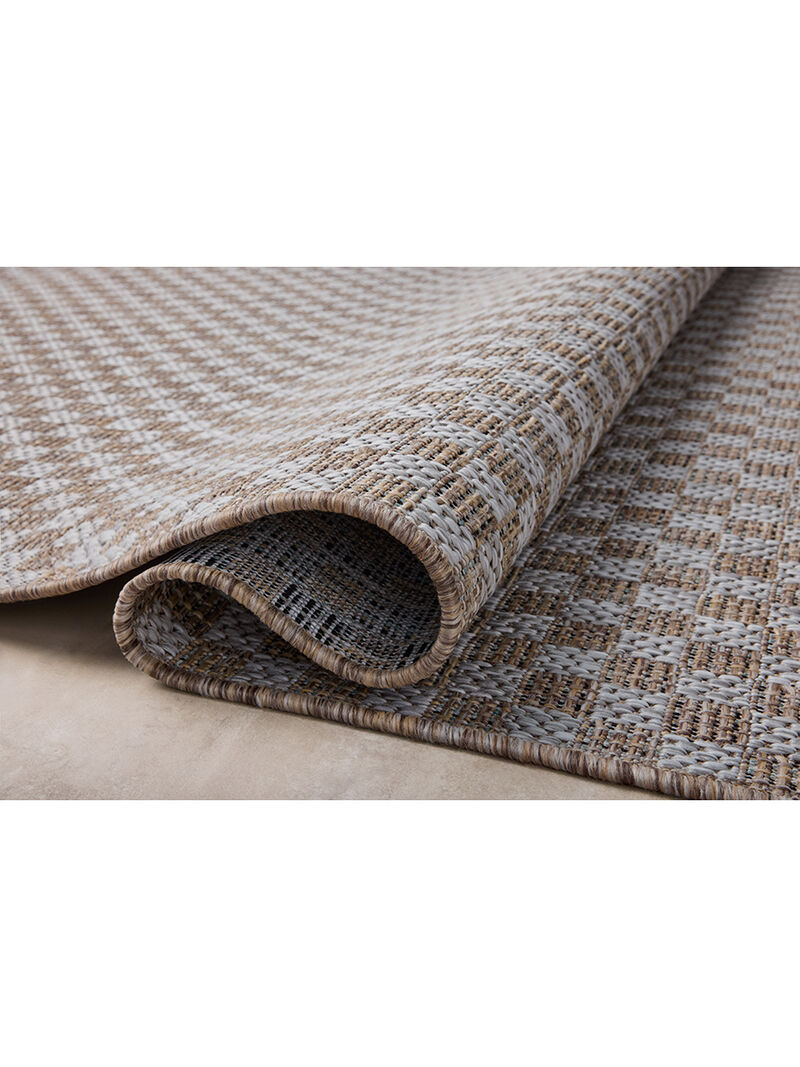 Topanga Natural/Silver 3'11" x 5'11" Accent Rug by Amber Lewis x Loloi