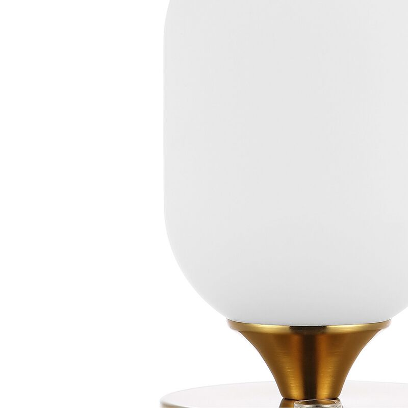 Eli Bohemian Farmhouse Iron Rechargeable Integrated LED Table Lamp