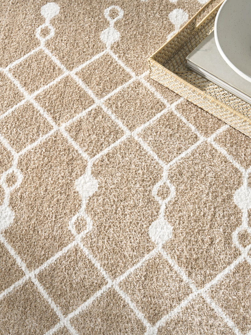 Astra Machine Washable ASW10 Taupe 7'10" x 10' Rug