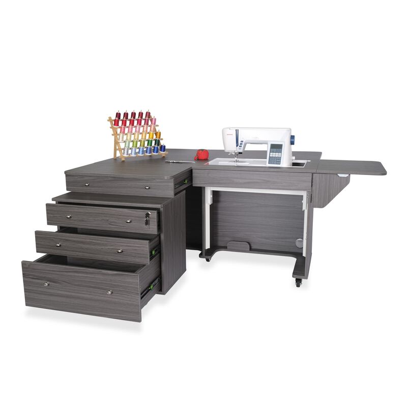 Kangaroo & Joey Sewing Cabinet Gray
