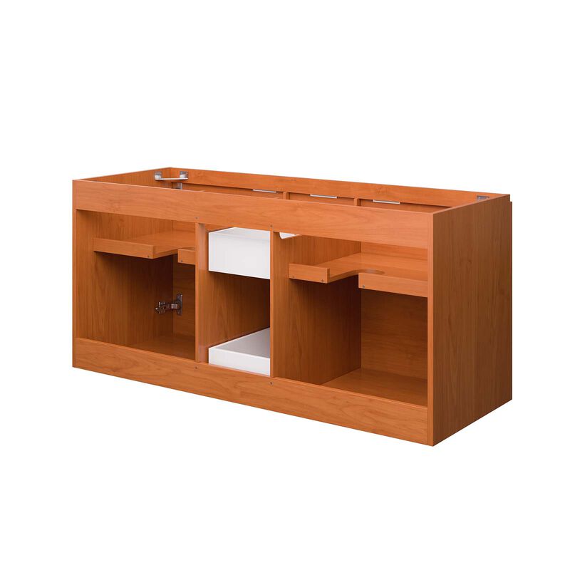Scenic 48" Double Wall-Mount Bathroom Vanity Cabinet