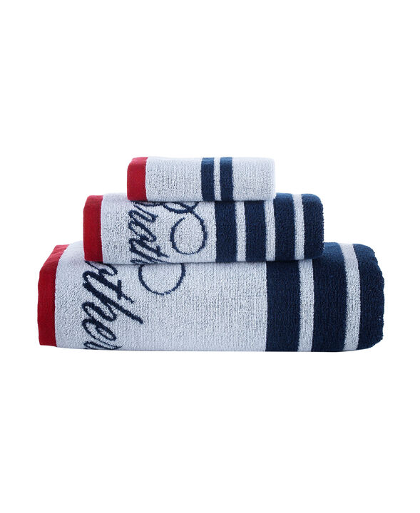Brooks Brothers Nautical Blanket Stripe 3 pcs Towel Set