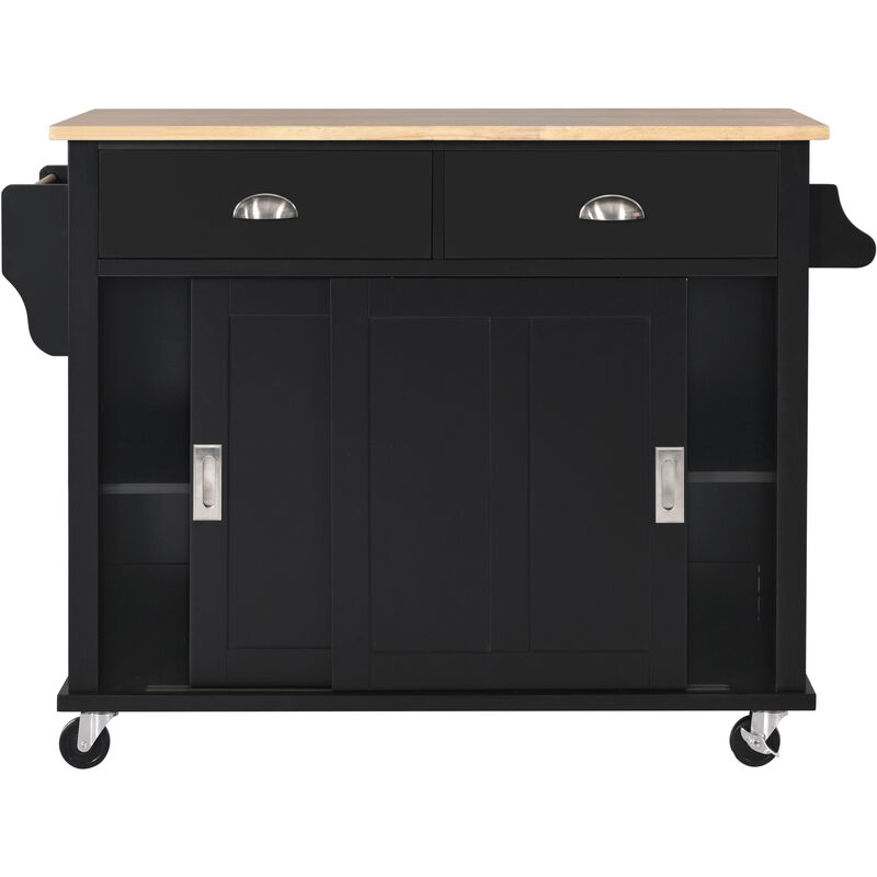 Merax Kitchen Island Cart