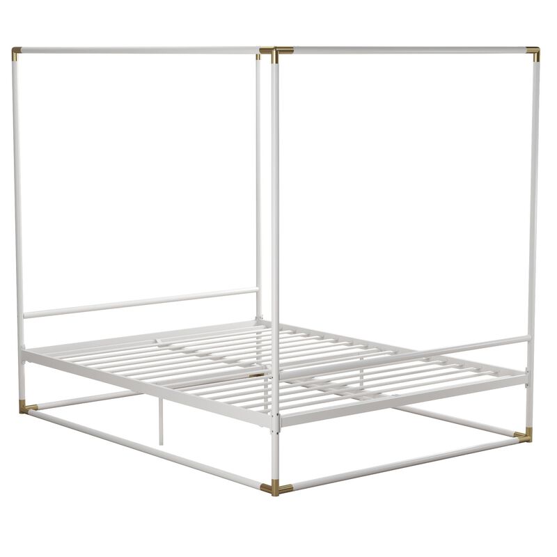 Celeste Canopy Metal Bed
