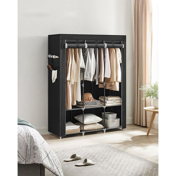 Wardrobe Closet Organizer with Cover