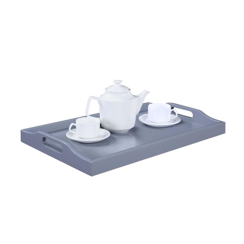 Convenience Concepts Designs2Go Serving Tray, Gray