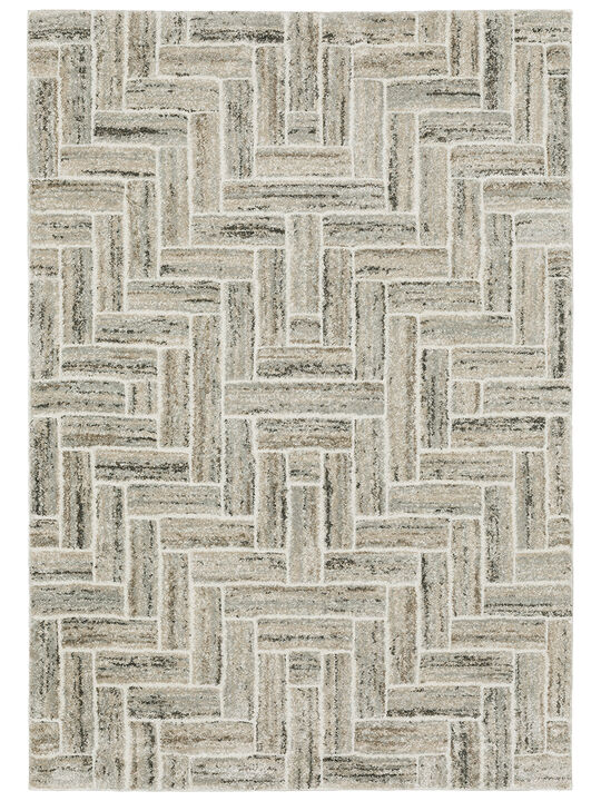 Cambria 3'3" x 5' Ivory Rug