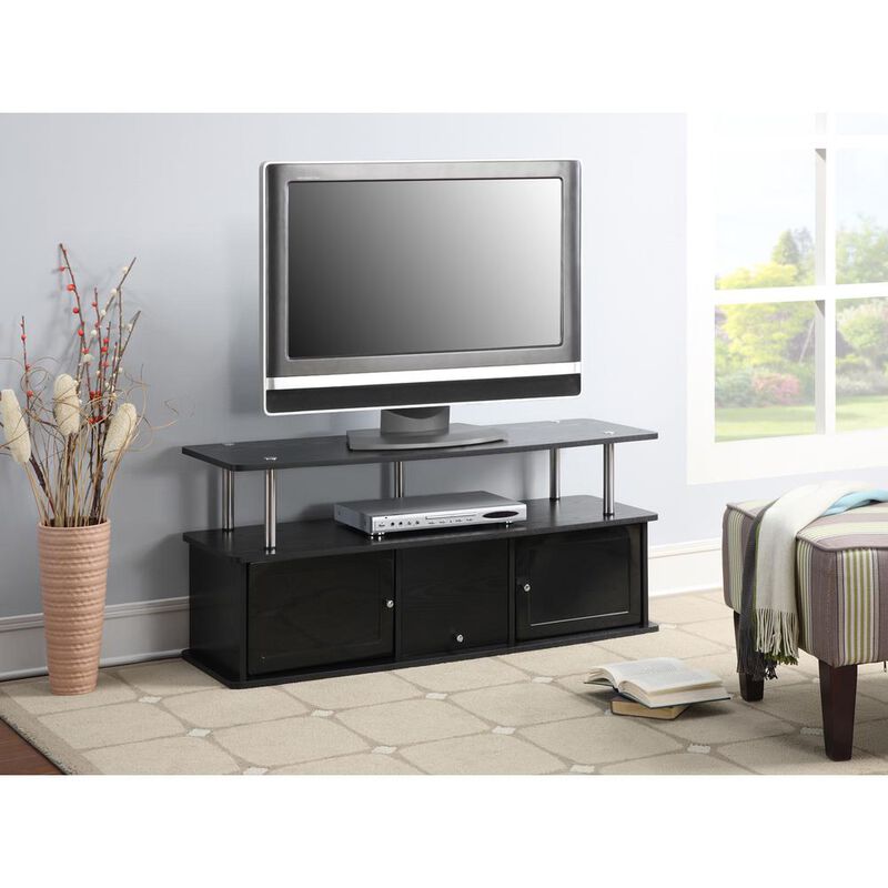 Convience Concept, Inc. TV Stand with 3 Storage Cabinets and Shelf for TVs up to 55 inches