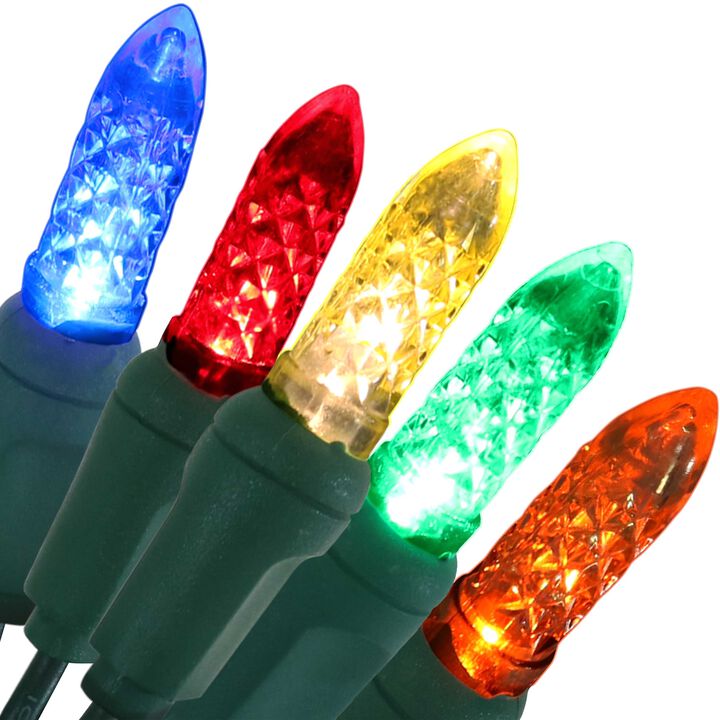 Sunnydaze M6 Faceted LED String Lights - 70Ct - 21'