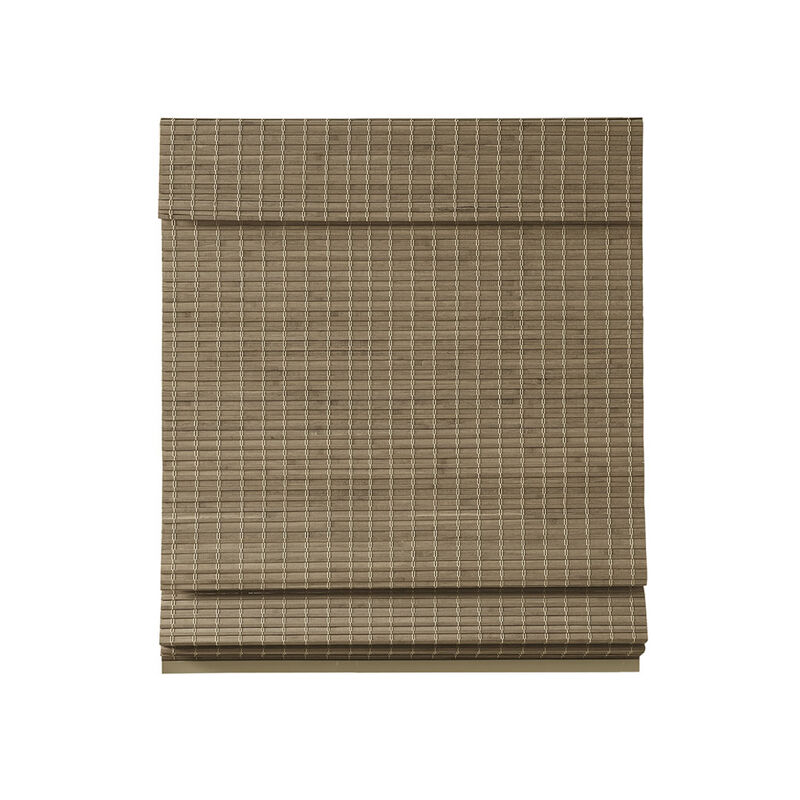 Gracie Mills Thalassa Eco-Friendly Natural Bamboo Light Filtering Roman Shade 64"L - 33x64"
