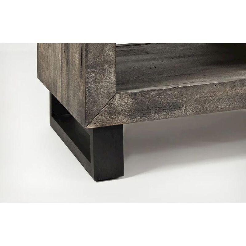 Jofran Mulholland Drive Modern Distressed Solid Wood 47 Sofa Table