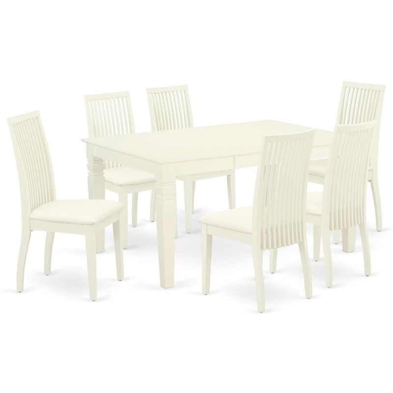 Dining Room Set Linen White