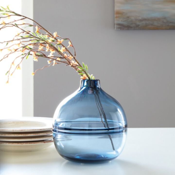 Ashley Lemmitt Vase in Navy