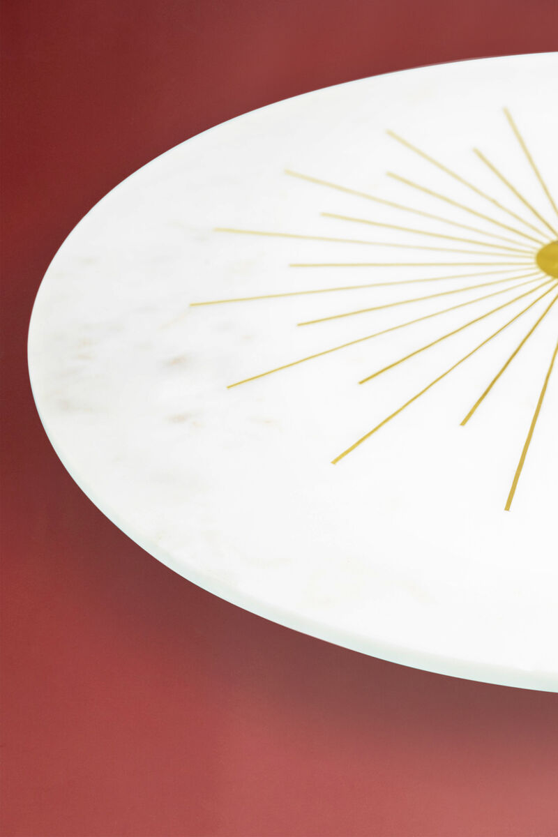Sunshine Marble Cheese Board 12"