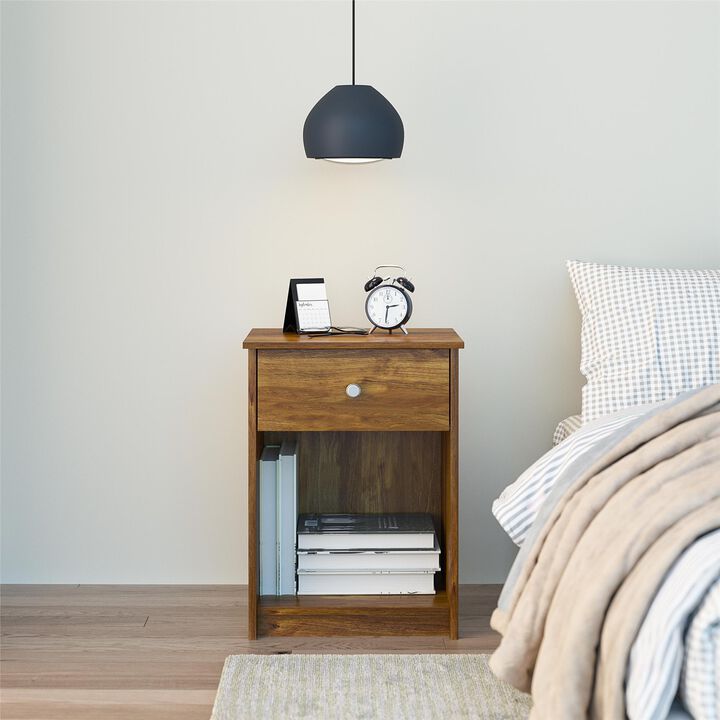Ameriwood Home Ellery Nightstand with Drawer