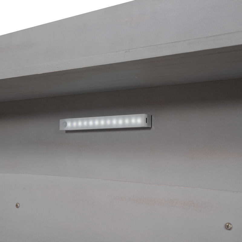 Merax Platform Bed with Built-in LED Light