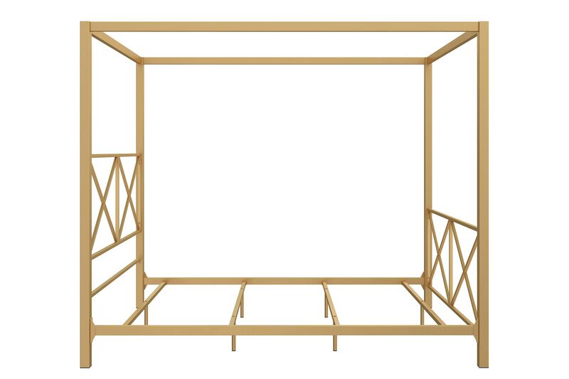 Atwater Living Reese Metal Canopy Bed