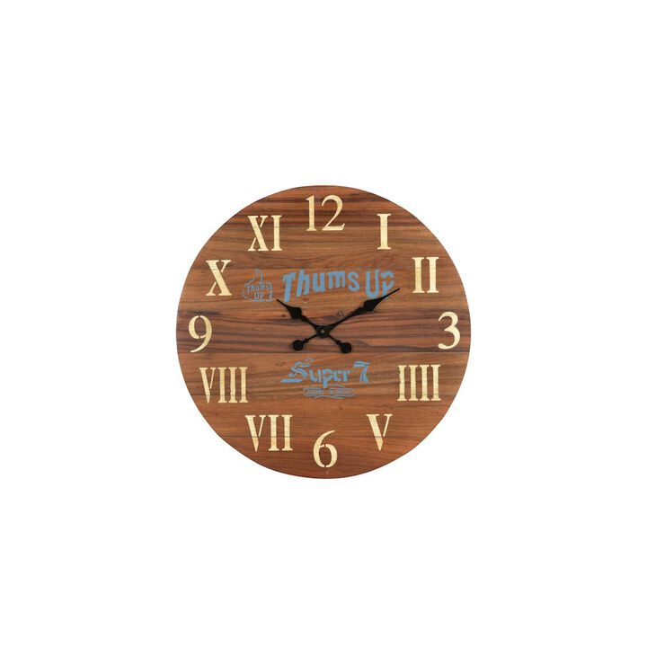 Taran Designs Sylvia Solid Wood Wall Clock