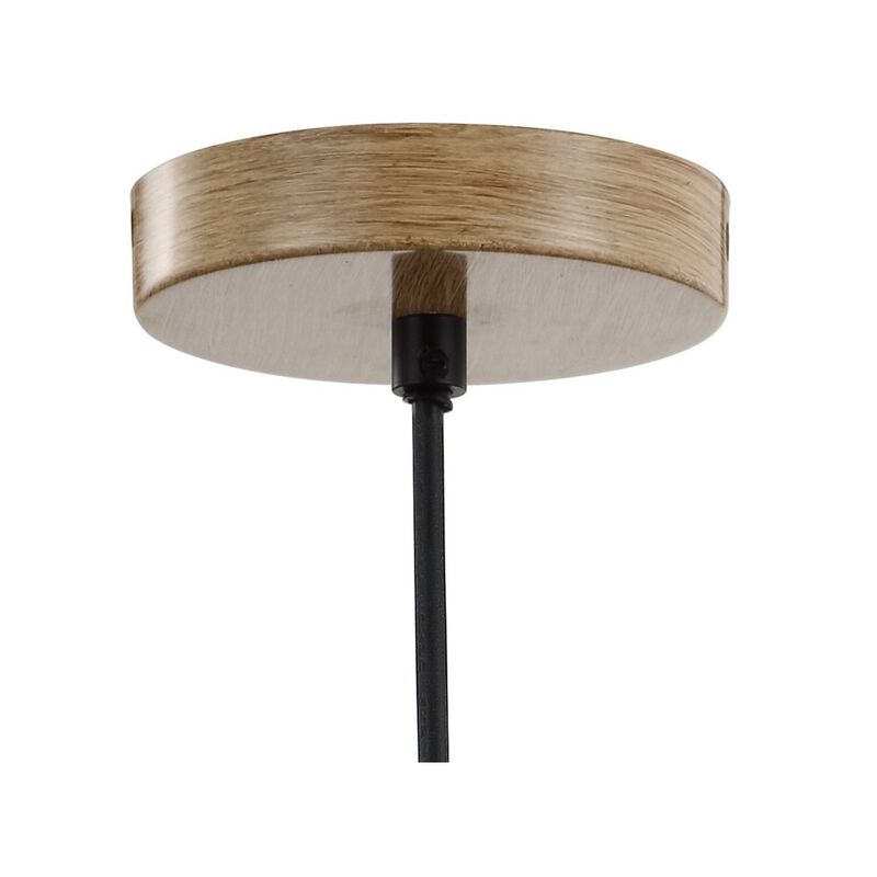 Simon Pinecone Wood LED Pendant