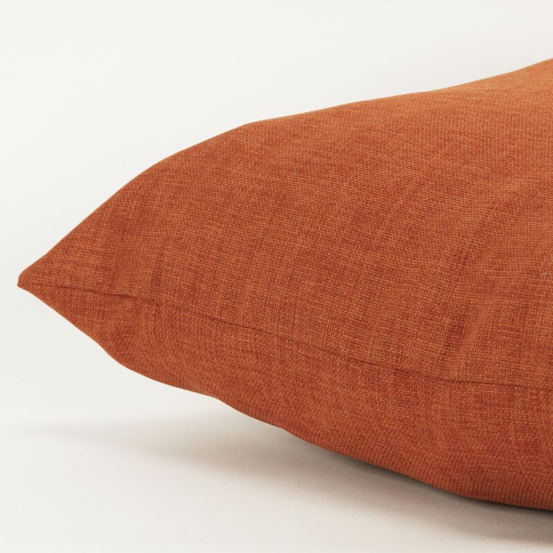 22"x22" Indoor/Outdoor Pillow, Burnt Orange