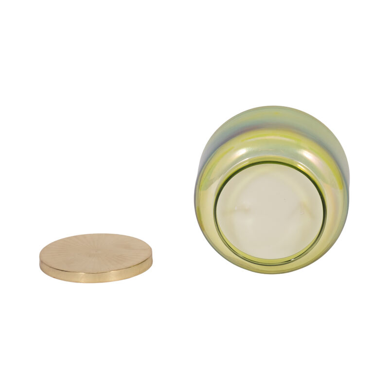 5" Green Verbena Luster Candle