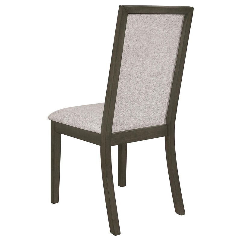 Cora 24 Inch Dining Chair, Set of 2, Parson Style, Hardwood, Tall Back - Benzara