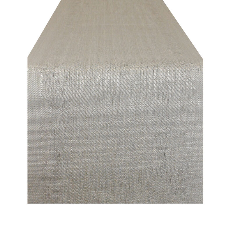72" Gray Space Dyed Solid Rectangular Table Runner