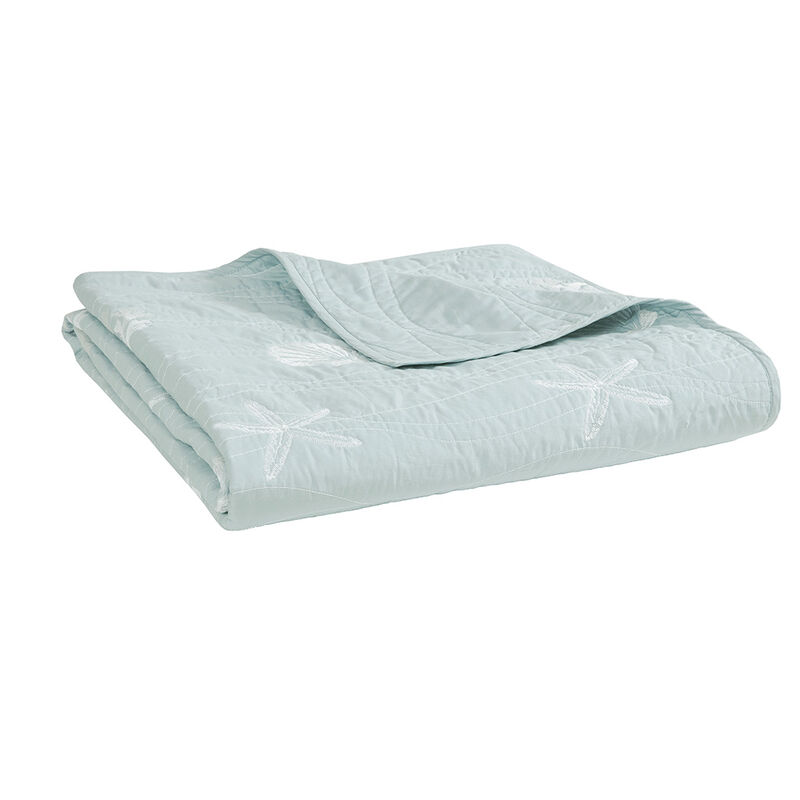 Gracie Mills Elisa 4 Piece Cotton Reversible Embroidered Quilt Set with Throw Pillow